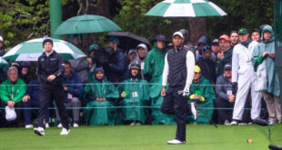 At the Masters, Brooks Koepka Holds the Lead and Tiger Woods Withdraws