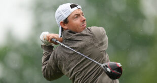 Golfers Battered By Rain At The PGA Championship